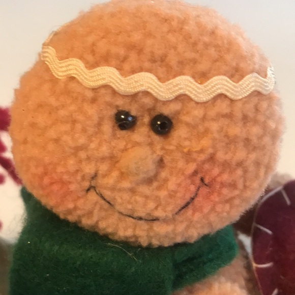 Vintage raggedy Ann and ginger bread man plush dolls country Christmas decor - Picture 8 of 11